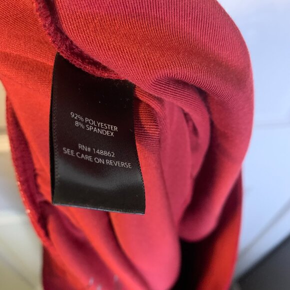 Torrid Women's Velour Ankle Joggers Pants Plus Size 1X 14 16 NEW Red Holidays - Picture 8 of 10